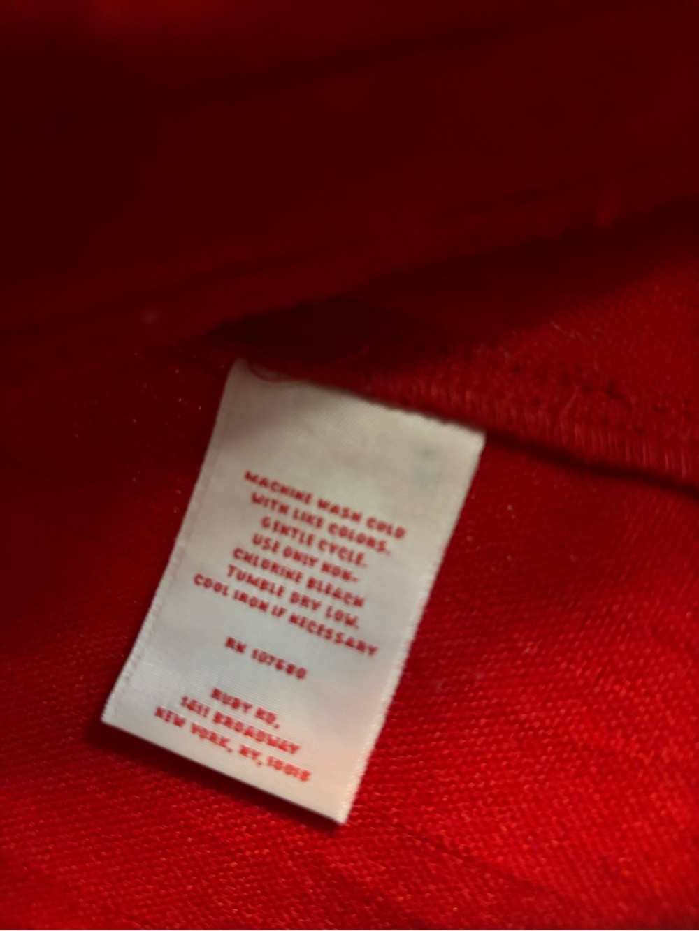 Ruby Rd. Bright Red Textured Button Jacket - Picture 4 of 4